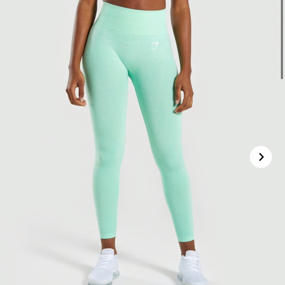 Gymshark green vital seamless leggings
